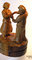 rzeźba z drewna lipowego "Mali Tancerze"