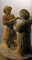 rzeźba z drewna lipowego "Mali Tancerze" - przed polakierowaniem