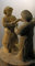 rzeźba z drewna lipowego "Mali Tancerze" - przed polakierowaniem